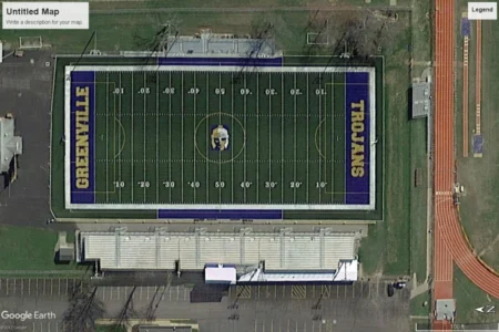 Greenville high school aerial
