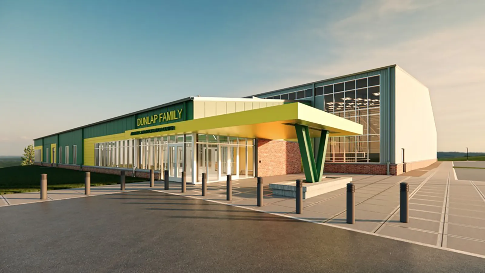 SVC Dunlap, Rendering Exterior copy